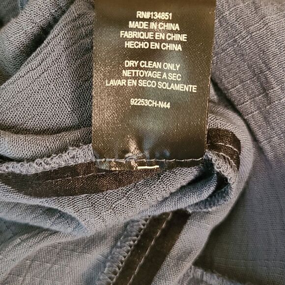 NWT Charles Henry Size Medium Gray Bohemian Ruffled Flowy Maxi Dress Neutral - Picture 10 of 12